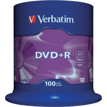 DVD+R Verbatim 4.7GB 16X 100 bucati 43551