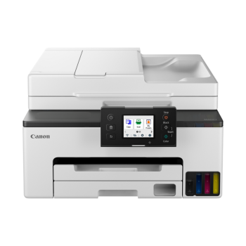 Multifunctional Inkjet CISS Color Canon GX2040, A4, Functii: Impr.|Scan.|Cop.|Fax|Cloud, Viteza de Printare Monocrom: 15ipm, Viteza de printare color: 10IPM, Conectivitate:USB|WIFI|RET, Duplex:Nu, ADF:ADF(incl.TV 11lei) 