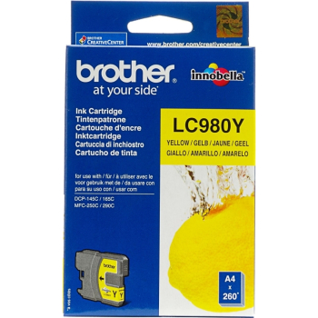 Cartus Brother LC-980Y INK CARTRIDGE YELLOW/F/ DCP-145 -165C LC980Y