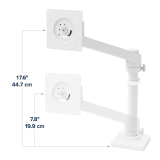 Ergotron NX MONITOR DESK MOUNT WHITE/UP TO 34IN MONITOR 5 YEARWARRANY 45-669-216