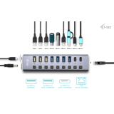 I-TEC CHARGING HUB 9PORT LAN/USB 3.0/USB-C POWER ADAPTER 60W CACHARGEHUB9LAN