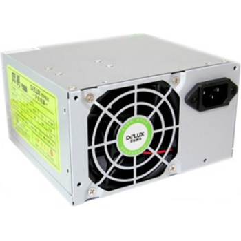 SURSA DELUX 450 (230W for 450W Desktop PC), Fan 8cm, Conector 20+4 pini, 2xSATA, 2xMolex, Switch ON/OFF DLP-23MS, (timbru verde 2 lei) 