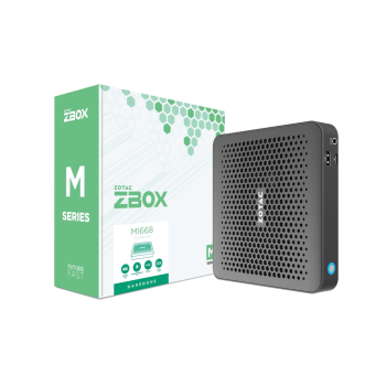 PC ZOTAC ZBOX SFF/2 DDR5 SODIMM M.2 SSD SLOT 2 I7 ZBOX-MI668-BE