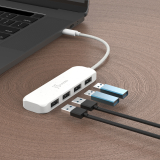 J5Create ECO-FRIENDLY USB-C TO 4-PORT/TYPE-A GEN 2 HUB JCH341EW-N