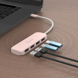 Hub USB J5Create ECO-FRIENDLY USB-C TO 4-PORT/TYPE-A GEN 2 HUB JCH341ER-N