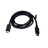 Accesoriu V7 DP TO HDMI CABLE 2M 6FT BLACK/DP TO HDMI CABLE 21.6GBPS 4K UHD V7DP2HD-02M-BLK-1E