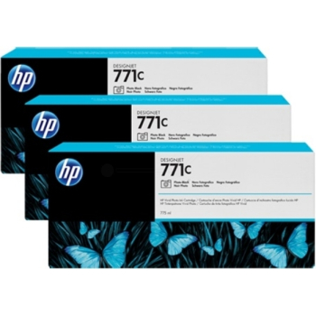 Cartus Cerneala HP 771 3-pack 775-ml Photo Black for Designjet Z6200 CR256A