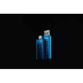 Stick USB Kingston 256GB IRONKEY KEYPAD200 AES-256/FIPS 140-3 LVL 3(PENDING) ENCRYP IKKP200/256GB