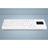 Tastatura Cherry WIRELESS HYGIENE COMPACT/TOUCHPAD KEYBOARD FULLY SEALED U AK-C4400F-GFUS-W/UK