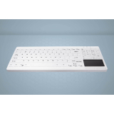 Tastatura Cherry HYGIENE COMPACT ULTRAFLAT/TOUCHPAD KEYBOARD WITH NUMPAD FU AK-C7412F-GUS-W/FR