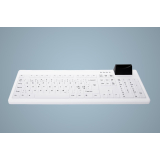 Tastatura Cherry HYGIENE SMART CARD DESKTOP/KEYBOARD SEALED USB BLACK/WHITE AK-C8200F-UV-BW/GE