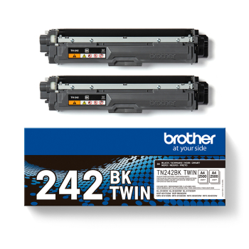 Brother TN-242BKTWIN TONER F. DCP9017CD//72CDW/MFC-9142CDN/9332CDW/42CDW TN242BKTWIN