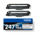 Brother TN-247BKTWIN TONER F. DCPL3510///MFCL3710CW/30CDN/50CDW/70CDW TN247BKTWIN