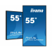 Iiyama 55IN 3840X2160 4K UHD IPS 1 HAZ/VGA HDMI 500CD/QM MEDIA PLAY USB LH5541UHS-B2   