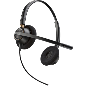 Casti HP Poly EncorePro 520 Binaural Headset +Quick Disconnect EMEA - INTL English Loc Euro plug 783P7AA#ABB