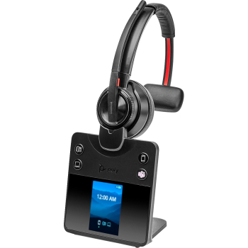 Casti HP Poly Savi 8410 Office Monaural Microsoft Teams Certified DECT 1880-1900 MHz Headset EMEA - INTL English Loc Euro plug 8L5A9AA#ABB
