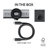 Camera Web LOGITECH MX BRIO 705 BUSINESS/GRAPHITE - EMEA28-935 960-001530