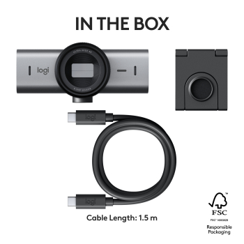 Camera Web LOGITECH MX BRIO 705 BUSINESS/GRAPHITE - EMEA28-935 960-001530