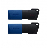 Stick USB Kingston 64GB DT EXODIA M USB3.2 GEN 1/29 (BLACK + BLUE) 2 PIECES DTXM/64GB-2P