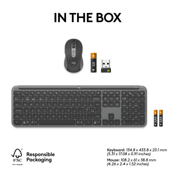 Tastatura Logitech SGN SLIM COMBO MK950 BUSINESS/GRAPHITE - US INTL - INTNL-973 920-012508 Tastatura Logitech SGN SLIM COMBO MK950 BUSINESS/GRAPHITE - US INTL - INTNL-973 920-012508