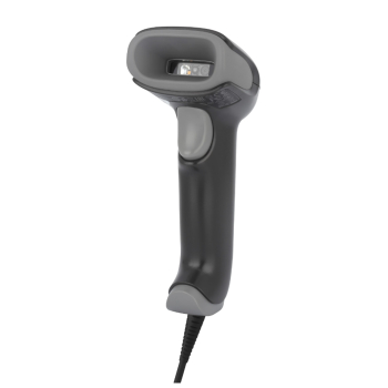 Scanner coduri de bare Honeywell EMEA USB Kit: Omni-directional, 1D, PDF,2D, black scanner (1472g2D-6), Disinfectant Ready, 1472G2D-6USB-5-R