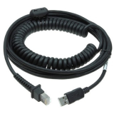Datalogic CABL USB TYPE A TPUW COILED PWR/OFF TERMINAL 5M BLK PWR 90A052289