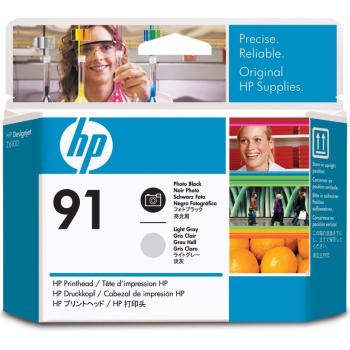 Cap Printare HP Nr. 91 Photo Black&Light Grey for Designjet Z6100 A0 42', Z6100 A0 60', Z6100PS A0 42', Z6100PS A0 60' C9463A