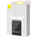 HUSA IMPERMEABILA Baseus, pentru smartphone diagonala maxima 7.2 inch, transparenta cu zip alb FMYT000002 - 6932172610975 