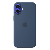 IPHONE 16 PLUS SILICONE CASE/WITH MAGSAFE - DENIM