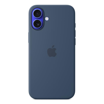 IPHONE 16 PLUS SILICONE CASE/WITH MAGSAFE - DENIM