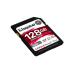 Card memorie Kingston 128GB SDXC REACT PLUS HS-II/300R/260W U3 V90 FULL HD/4K/8K SDR2/128GB