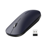 MOUSE Ugreen, MU001 PC sau NB, wireless 2.4GHz, optic, 3/1 butoane/scroll, 4000 dpi, negru 90372 (timbru verde 0.18 lei) - 6957303893720 