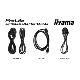 Iiyama LH5060UHS-B1AG 50IN UHD IPS/3840X2160 500CD INCL. WALLMOUNT   