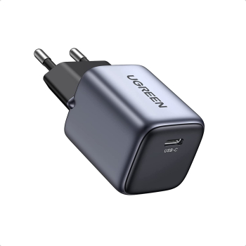 INCARCATOR retea Ugreen, Nexode CD319 Quick Charge 30W GaN, 1 x USB Type-C 5V/3A, negru 90666 (timbru verde 0.18 lei) - 