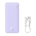 POWER BANK Baseus Airpow, 10000mAh, 20W, 1 x USB; 1 x USB Type-C, total 3A, violet, 