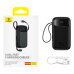 POWER BANK Baseus Qpow2, 10000mAh, 22.5W, 1 x USB; 1 x USB Type-C, 1 x Lightning, total 3A, include cablu USB Type-C 0.3m, negru, 
