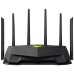 ASUS TUF Gaming AX6000 Dual Band WiFi 6 Gaming Router with dedicated Gaming port Dual 2.5G port AiMesh AiProtection Pro AURA RGB 90IG07X0-MO3C00 (timbru verde 0.8 lei) 