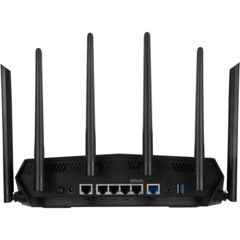 ASUS TUF Gaming AX6000 Dual Band WiFi 6 Gaming Router with dedicated Gaming port Dual 2.5G port AiMesh AiProtection Pro AURA RGB 90IG07X0-MO3C00 (timbru verde 0.8 lei) 