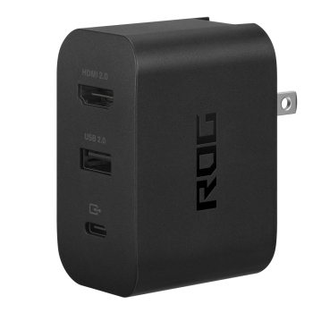 ALIMENTATOR Notebook Asus ASUS ROG Gaming Charger Dock AC65-03 HDMI 2.0 USB 2.0 USB Type C PD 3.0 Power 65W Cable 2m 1Y Black,90XB08FN-BPW000 (timbru verde 0.80 lei) 
