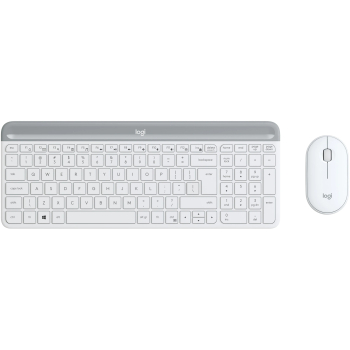 Tastatura Logitech MK470 SLIM WRLS KEYB + MOUSE/OFFWHITE - US INTL - INTNL 920-009205