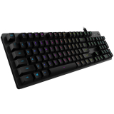 LOGITECH G512 CARBON LIGHTSYNC RGB Mechanical Gaming Keyboard with GX Brown switches-CARBON-US INTL-USB 