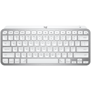 Tastatura LOGITECH MX Keys Mini For Mac Minimalist Wireless Illuminated Keyboard - PALE GREY - US INTL - BT - EMEA, 920-010526 (timbru verde 0.8 lei) 