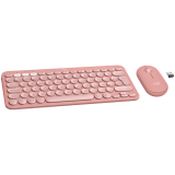 Tastatura LOGITECH Pebble 2 Combo - TONAL ROSE - (US) INTL - 2.4GHZ/BT - N/A - INTNL-973 - UNIVERSAL 920-012241 (timbru verde 0.8 lei) 