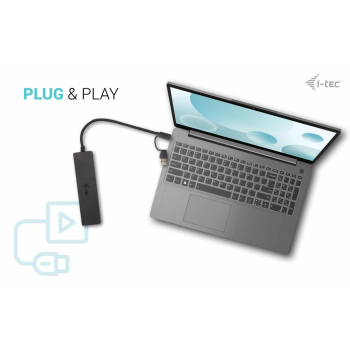 I-TEC USB-C HUB 2+2X USB-C/A/USB-C METAL HUB 2XUSB-C 2XUSB-A C31HUBMETAL2A2C