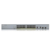 ZyXEL GS1350-26HP, 26 Port managed CCTV PoE switch, long range, 375W