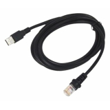 Datalogic Cable, USB, Type A, External Power, High Current, PVCW, Straight, 1.2M, Black (for use with WLC4X90 Wireless Charging Base Station) 90A052361