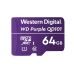 Card memorie Western Digital WD PURPLE QD101 MICROSD 64GB/3YEAR WARRANTY WDD064G1P0C