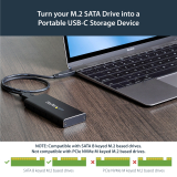 StarTech M.2 SATA ENCLOSURE - W/ USB C/. SM21BMU31C3