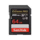 Card memorie SanDisk EXTREME PRO 64GB SDXC MEMORY/CARD 200MB/S 90MB/S UHS-I CL. 10 SDSDXXU-064G-GN4IN