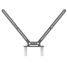 Logitech TV MOUNT FOR VIDEO BARS N/A WW/TV MOUNT 952-000041